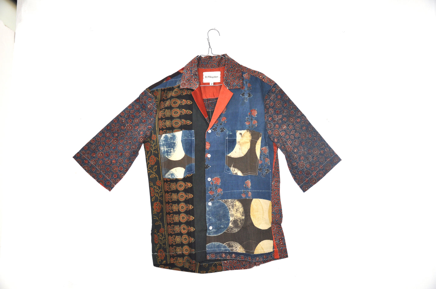 Hand-stitched Cotton Short Sleeve Bowling Shirt