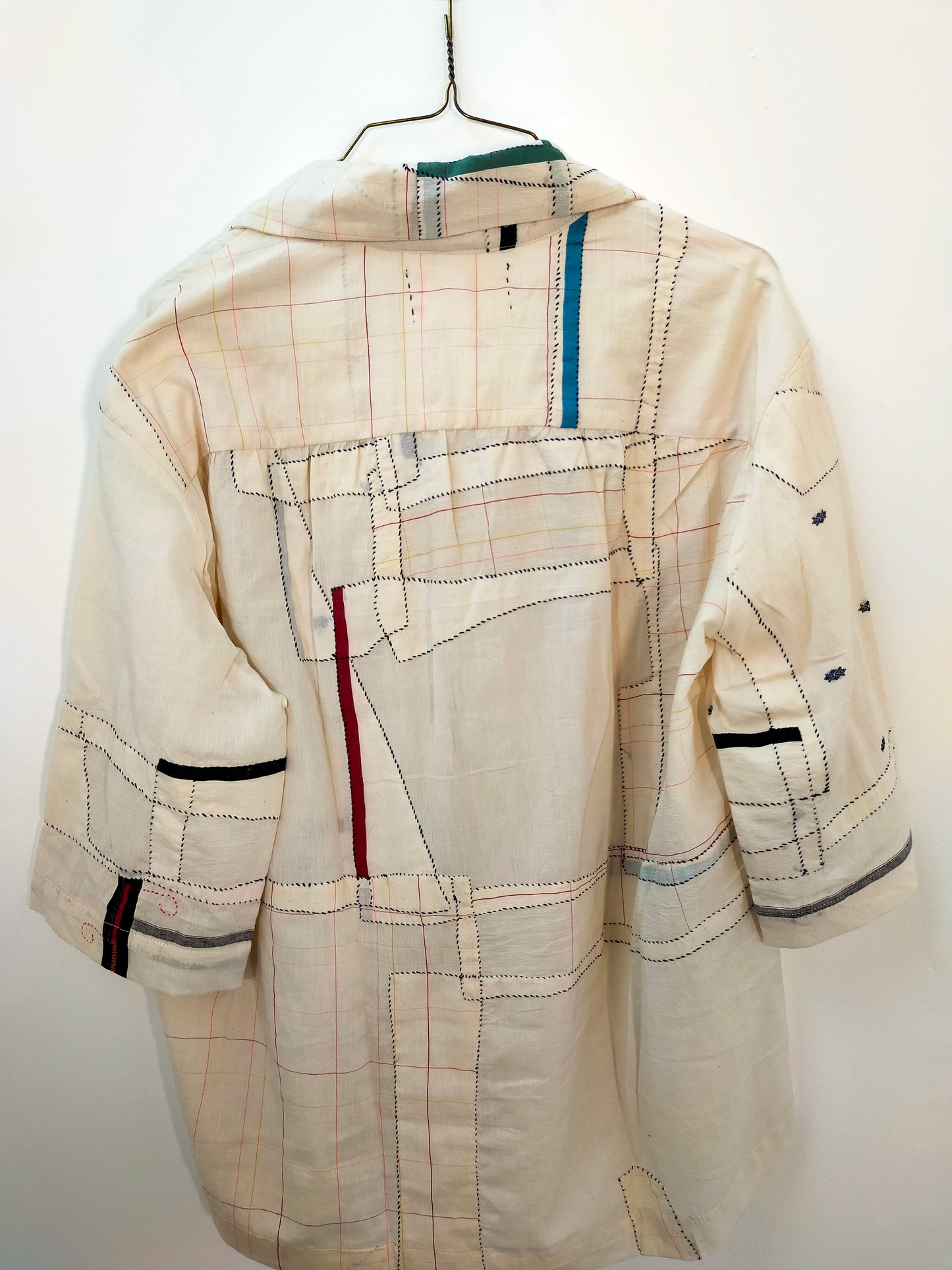 Hand-stitched Short Sleeve Bowling Shirt