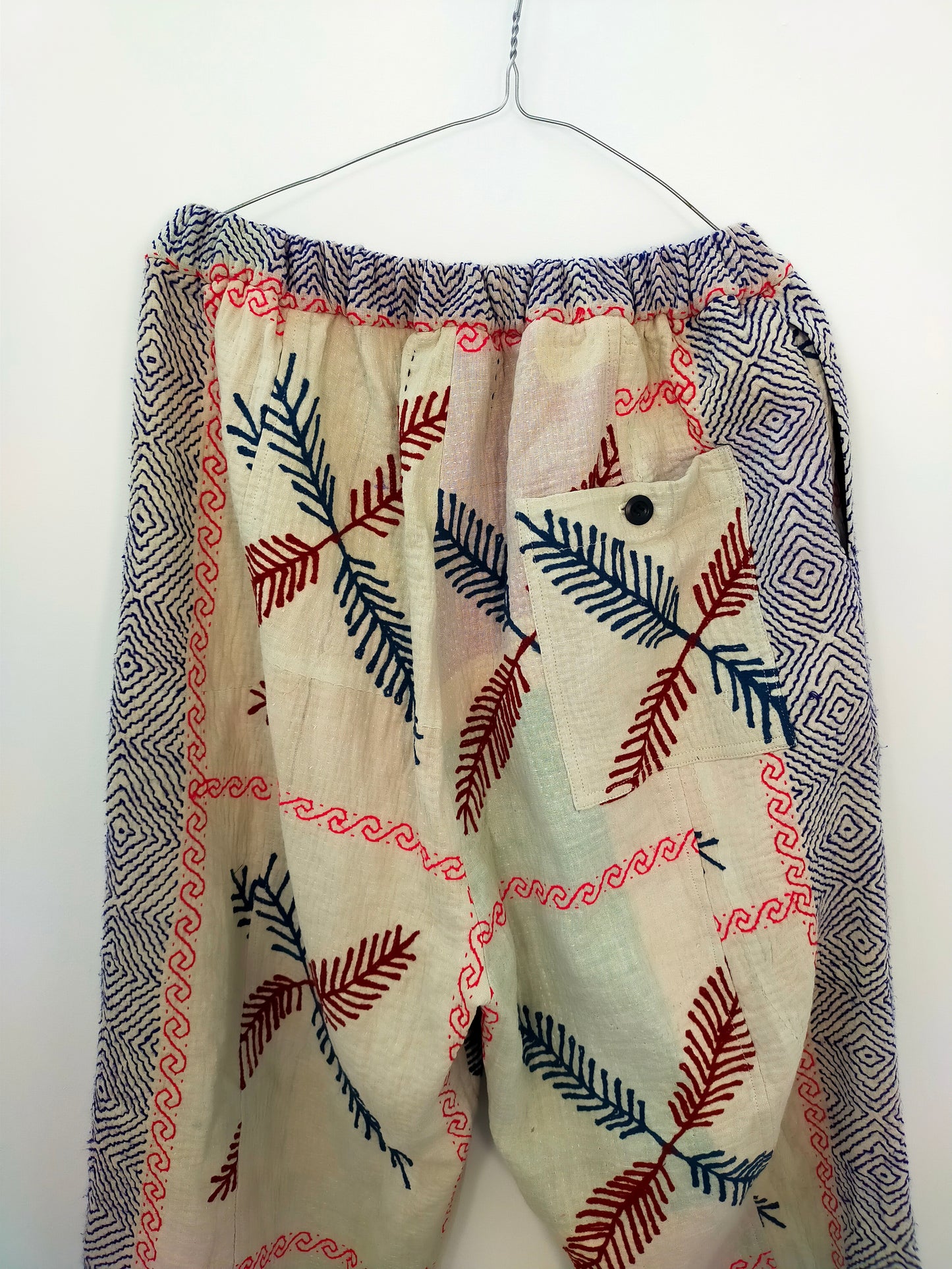 Hand Embroidered Kantha Trousers