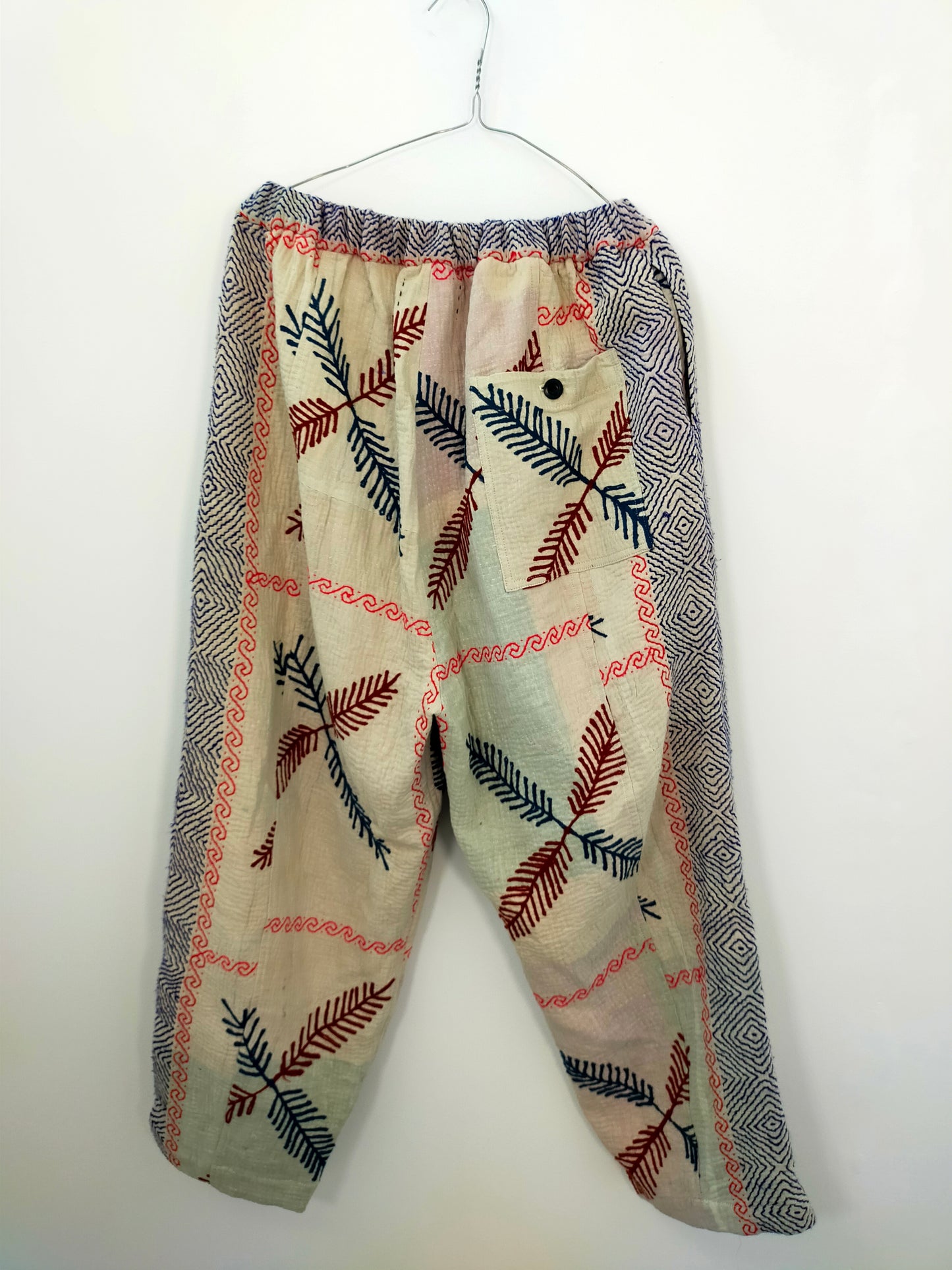 Hand Embroidered Kantha Trousers