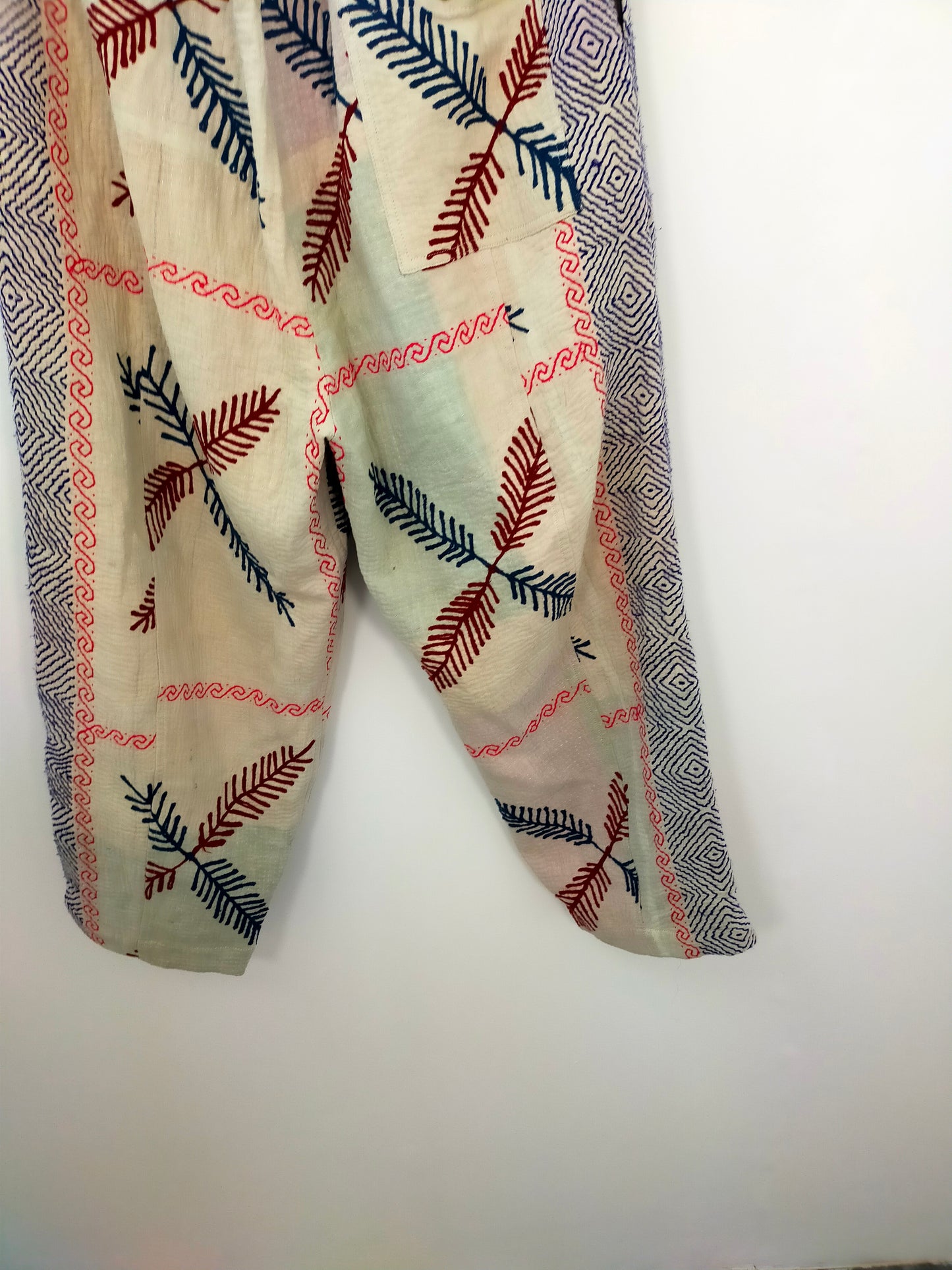 Hand Embroidered Kantha Trousers