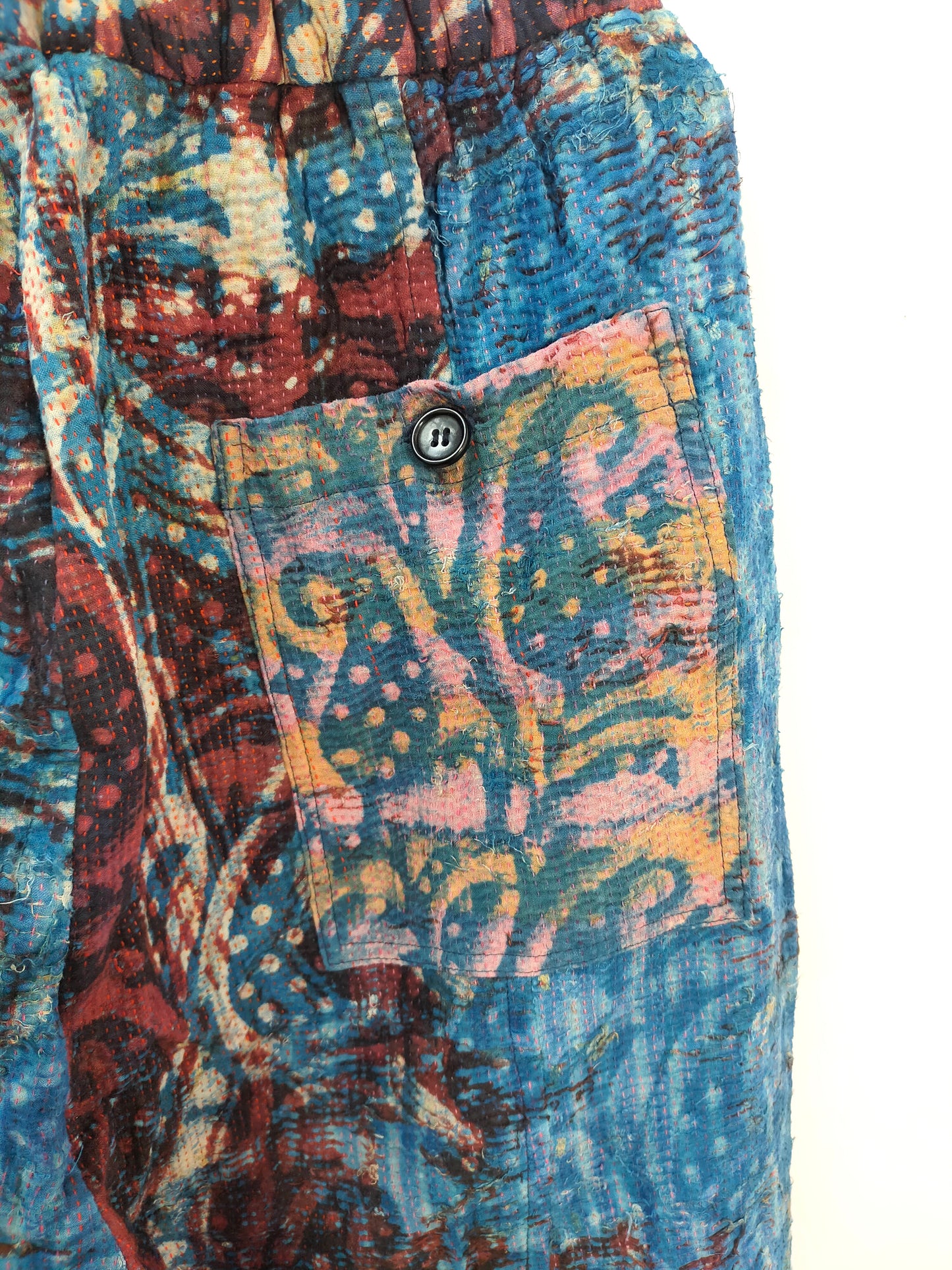 Hand Embroidered Kantha Trousers