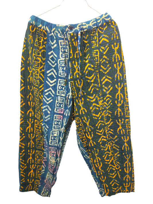 Hand Embroidered Kantha Trousers