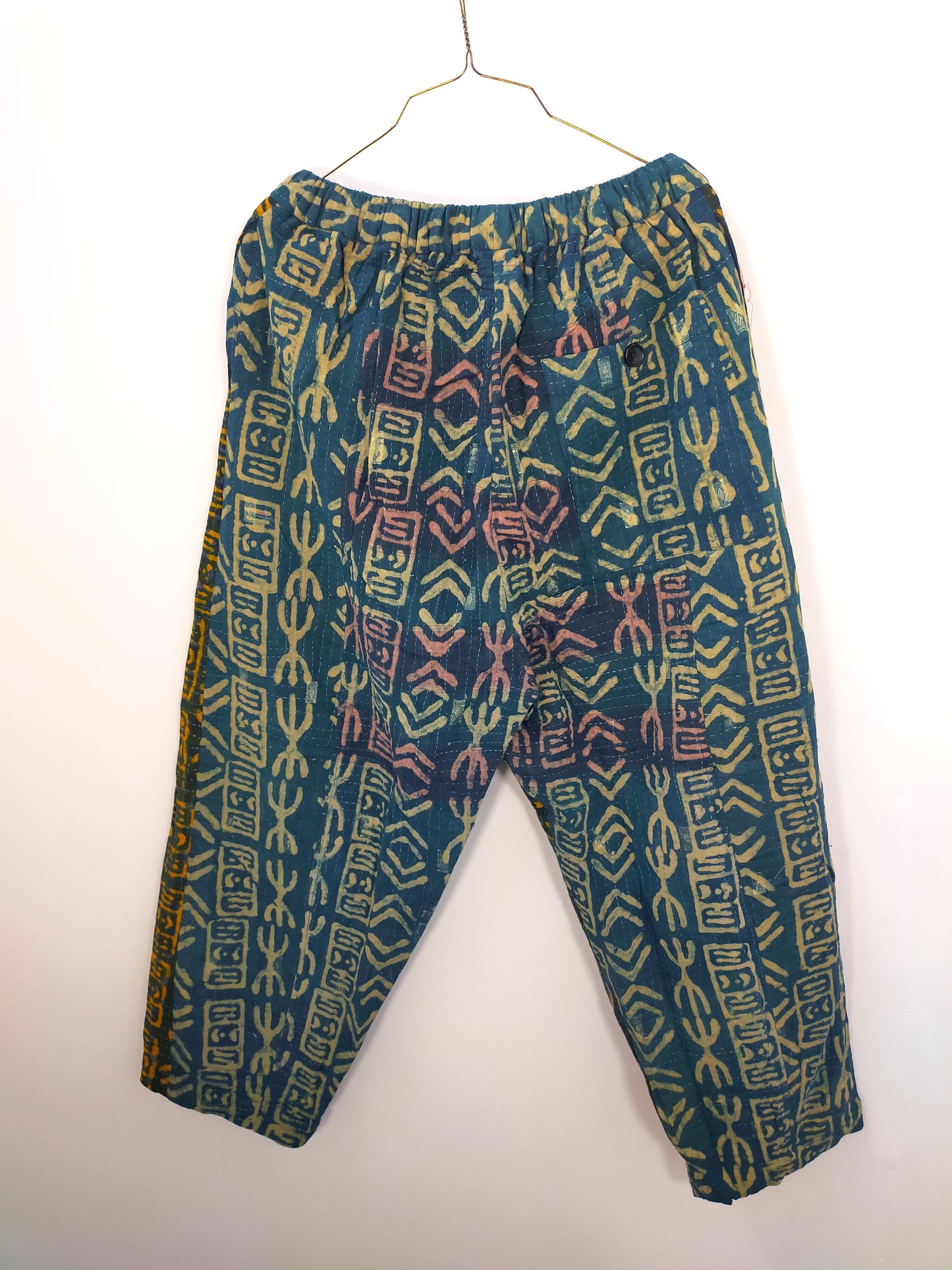 Hand Embroidered Kantha Trousers