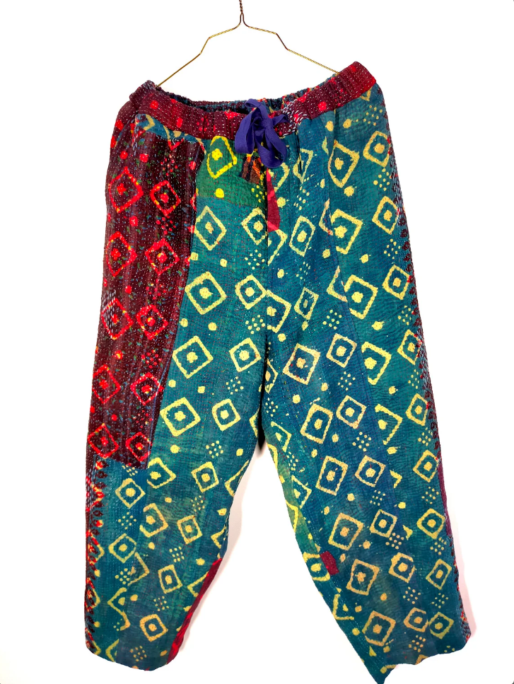 Indigo Kantha Trousers