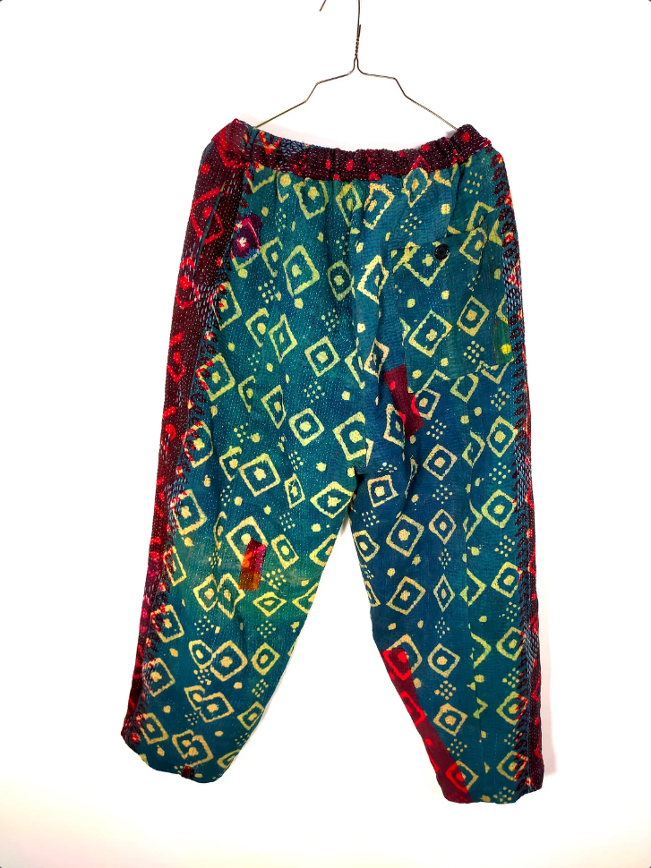 Indigo Kantha Trousers